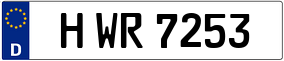 Truck License Plate
